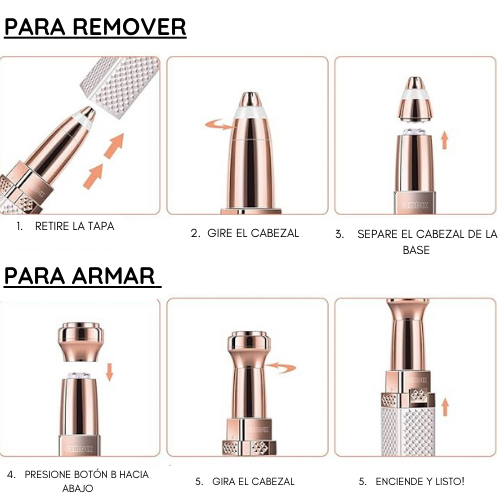 DepilaPRO - Depiladora multipropósito 2 en 1