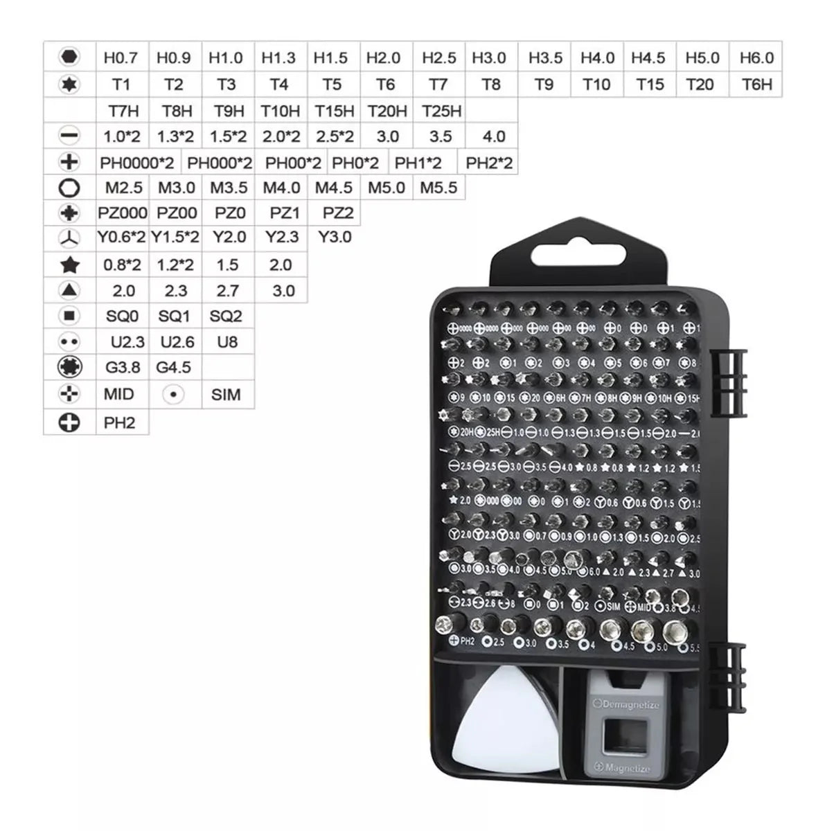 Kit Maestro 115 En 1- Destornillador Multifuncional