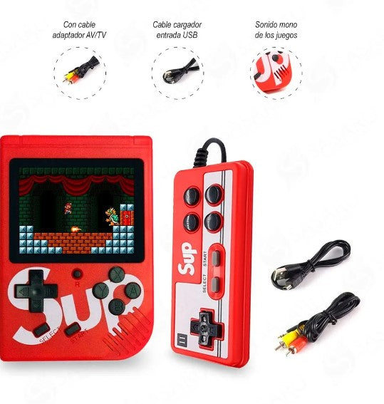 Game BoxSup400 - Consola compacta Retro