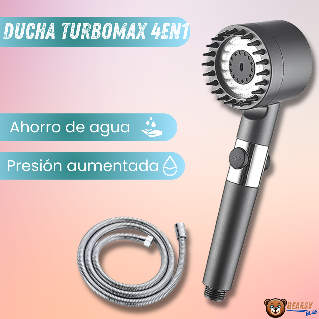 Ducha TurboMax 4 en 1 - Ducha masajeable