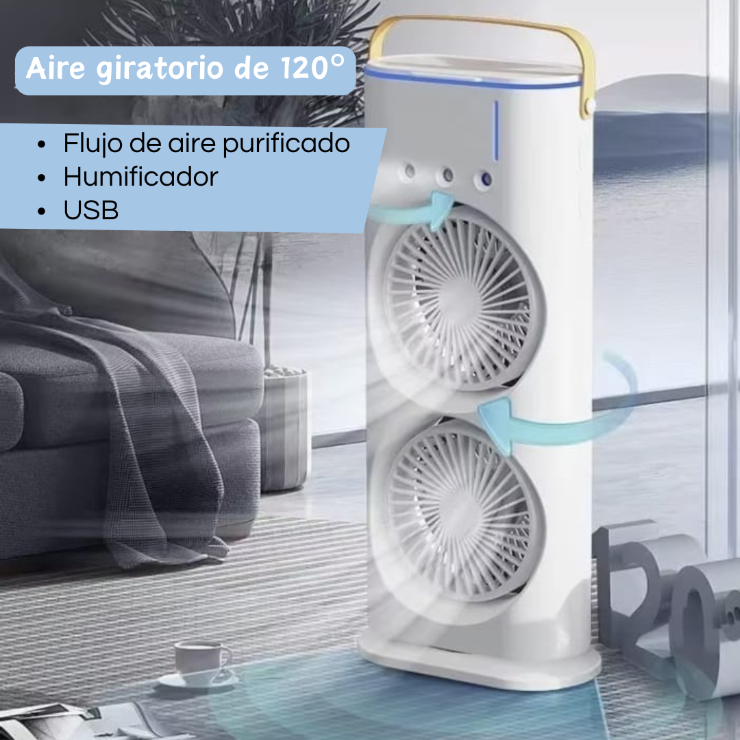 DuoFresh Compact™ - Ventilador enfriador doble