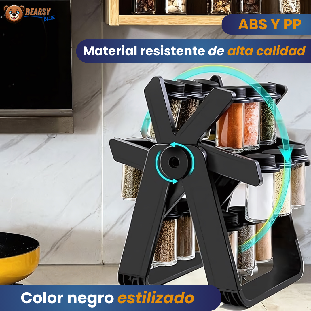 Condimaster™ 360°- Organizador de Especias Giratorio