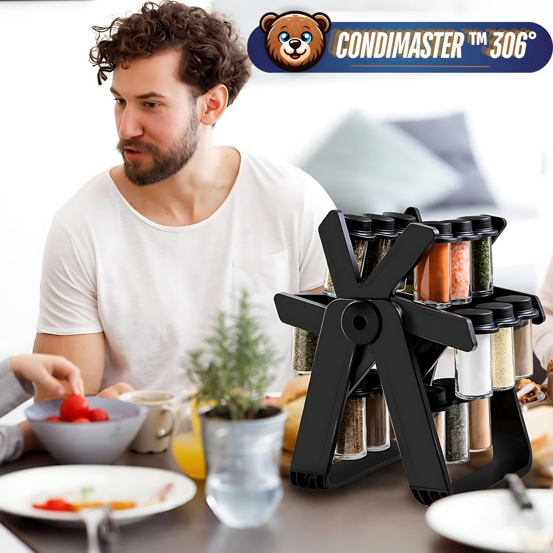 Condimaster™ 360°- Organizador de Especias Giratorio