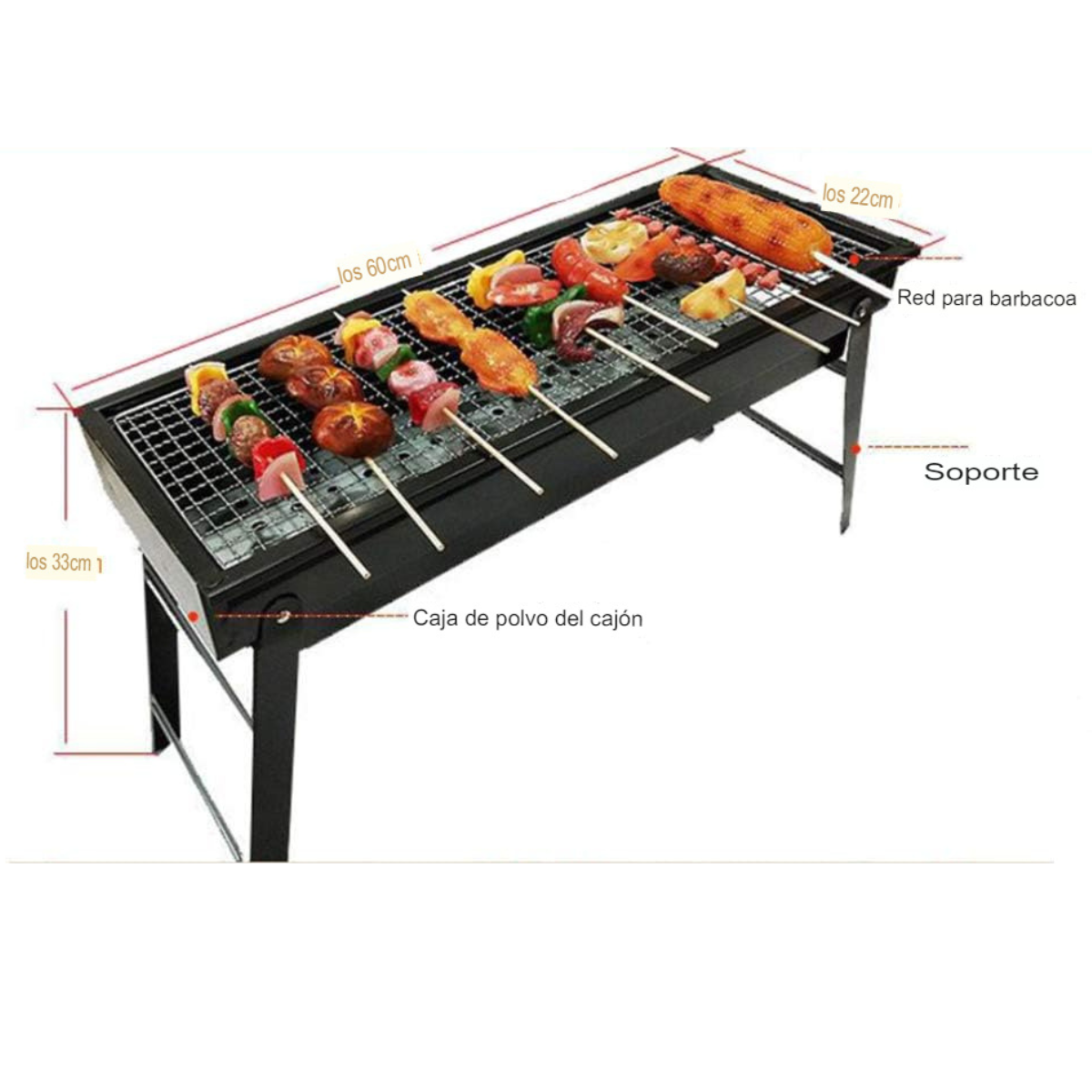 Parrilla Portátil Ultra Resistente