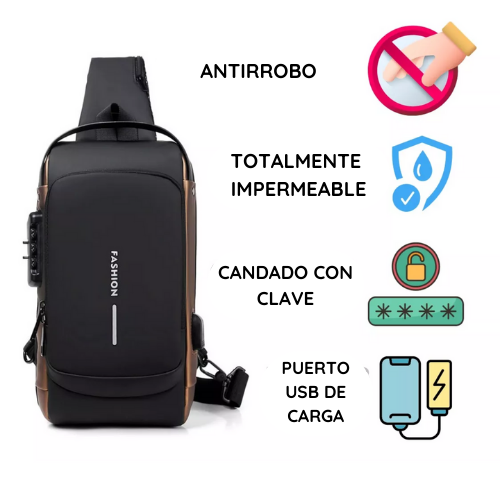 Bandolera Protectora Antirrobo