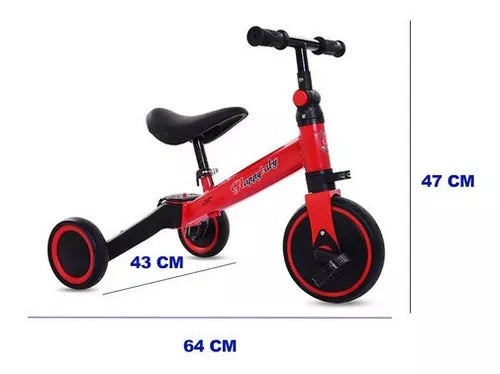 Correpasillos 3en1 - Triciclo niños