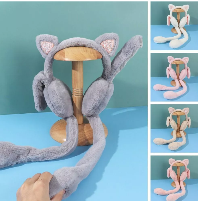 CatMagic - Orejeras de gatito con movimiento