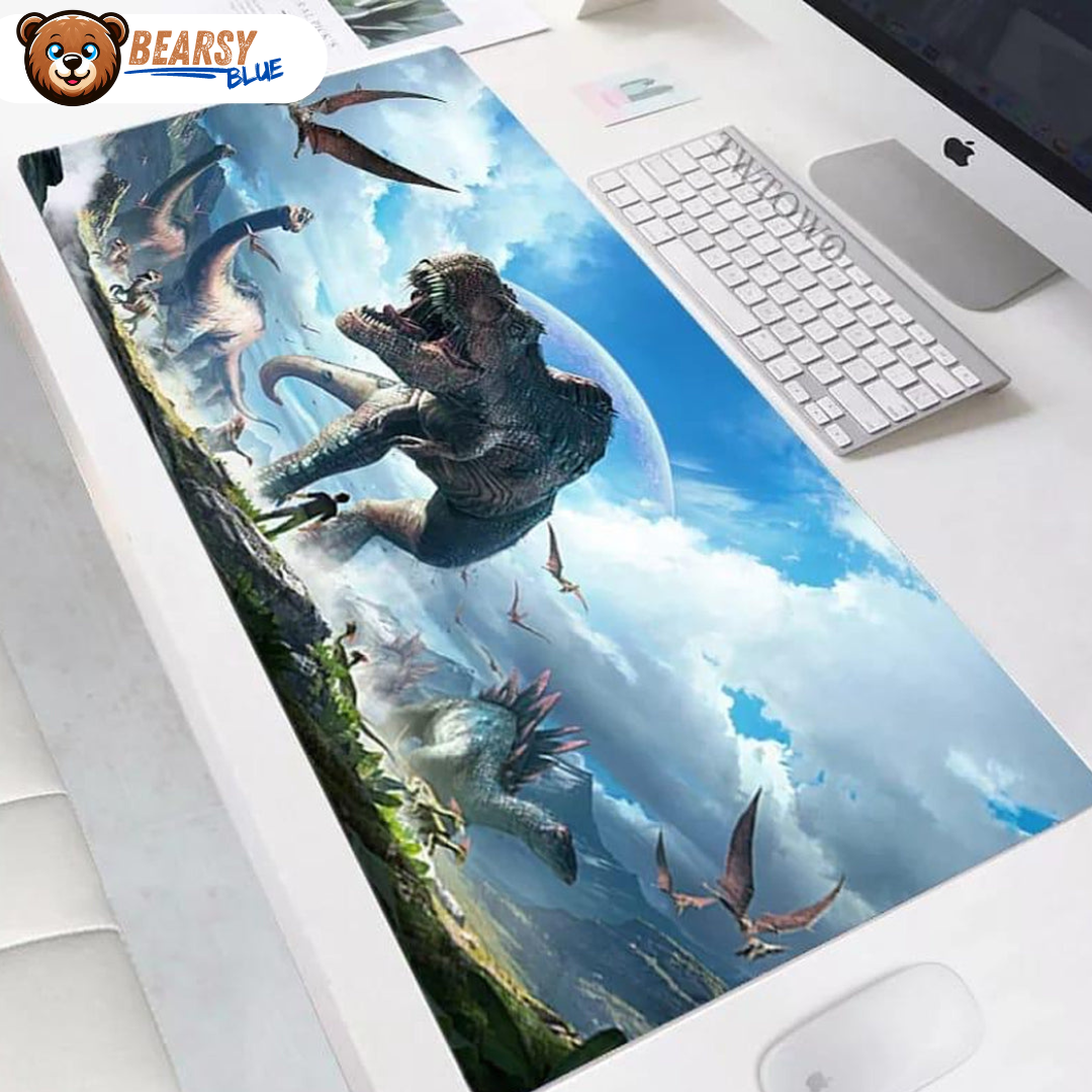 Dinosaurio Rex-Mouse pad Gamer